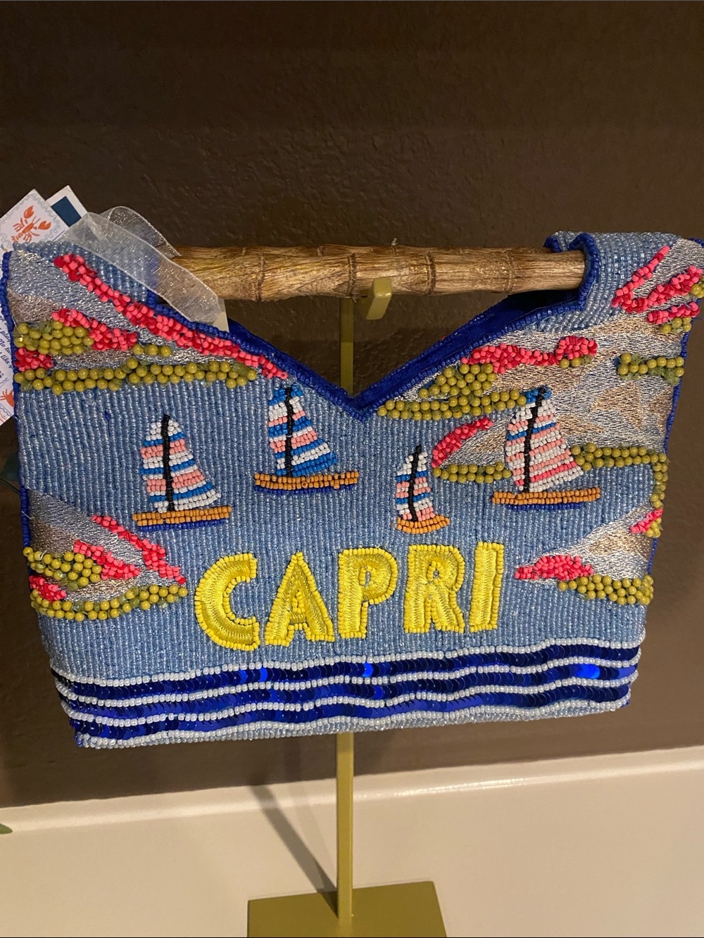 Viral Capri Beaded Bag / Clutch